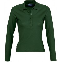 POLO PIQUE SENHORA M/COMP 3BOT PODIUM VERDE GOLFE